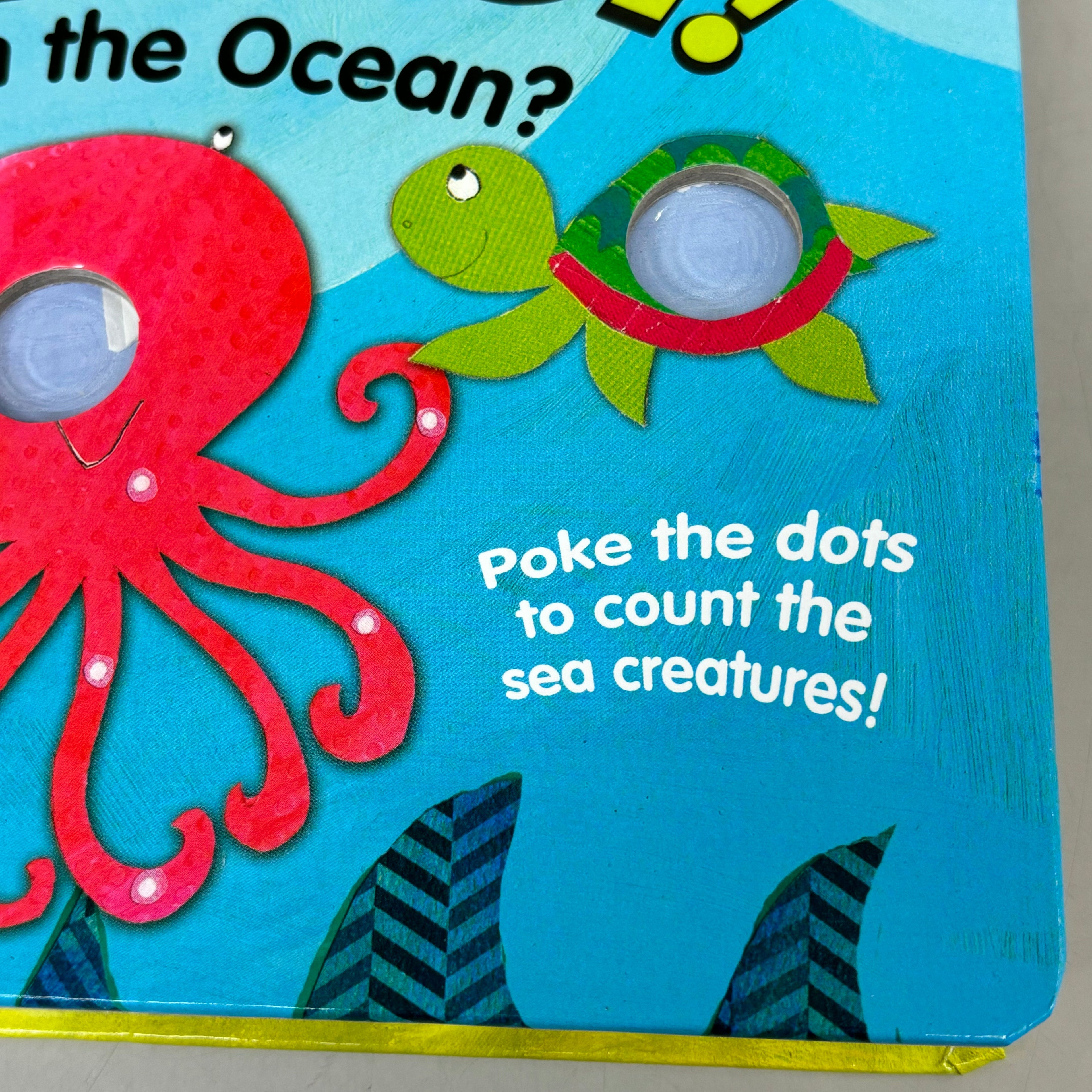 MELISSA & DOUG Who's in the Ocean Book Click & Pop Counting Book Hardback 31342
