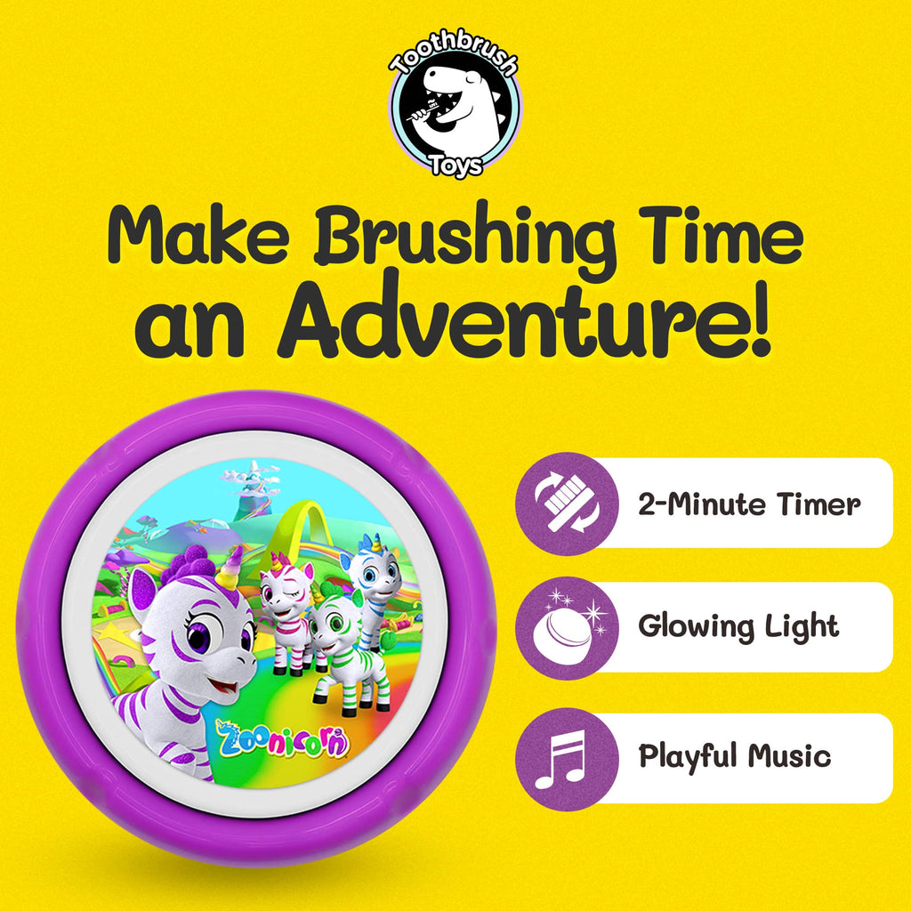 Zoonicorn® Kids Toothbrush Timer by Toothbrush Toys - 2 Minute Timer