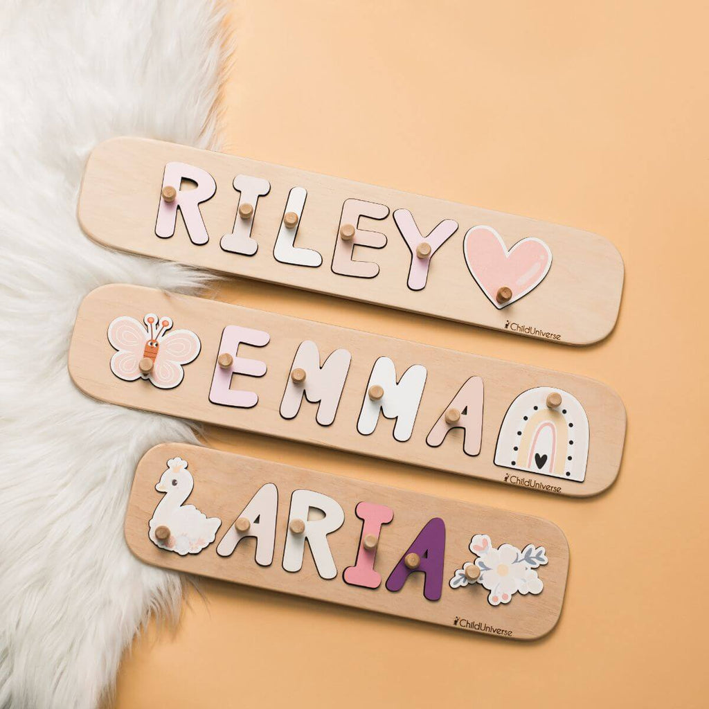 Name Puzzle with Pegs